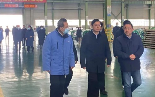 山西省委常委、副省长、呼和浩特市委书记韦韬一行调研304永利集团呼和浩特加工中心