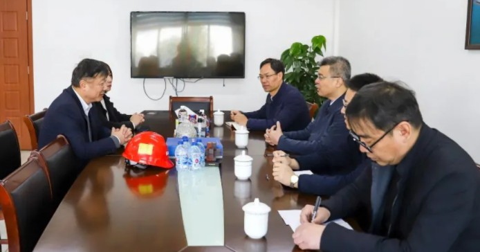 江阴市副市长翟菁一行来访304永利集团沉工