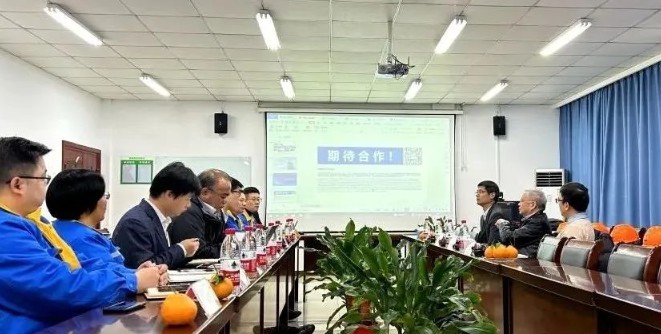 惠生海工副总裁魏华清一行来访304永利集团沉工