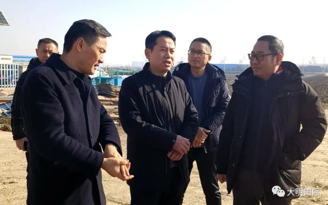 襄阳市交通局辅导调研304永利集团物流船埠项目
