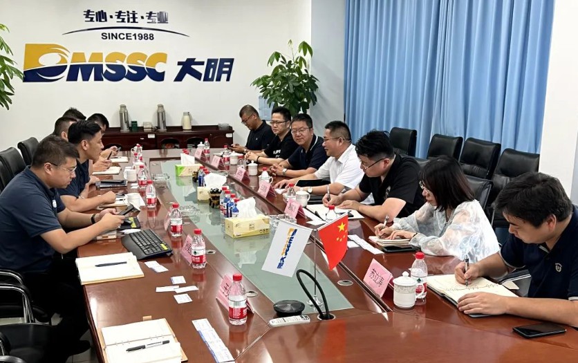 上海首钢钢铁业务总经理王同海一行来访304永利集团