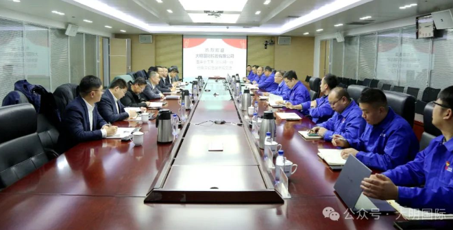 304永利集团国际董事会主席周克明一行造访兰石沉装