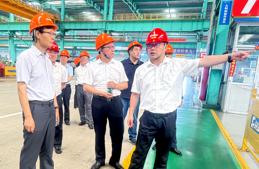 洛阳市政协辅导来访304永利集团洛阳加工中心调研