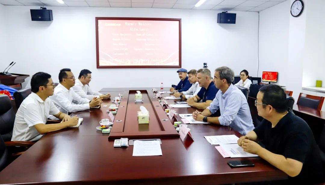 Alfa Laval 全球采购总监 Peter 一行来访304永利集团